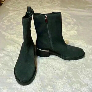 Vince Camuto Ankle Boots Gray Suede